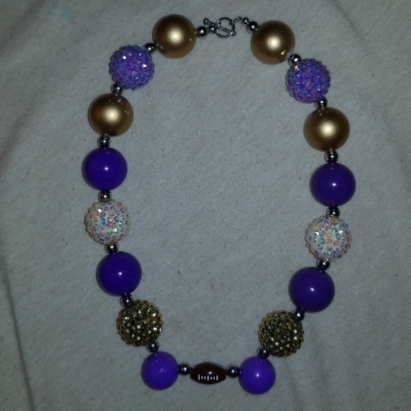 GIRLS BUBBLEGUM NECKLACE - Picture 4 of 6